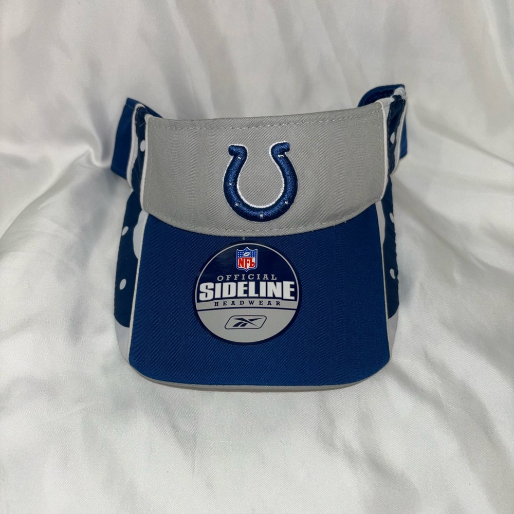 Indianapolis Colts NFL Embroidered Reebok Adjustable Visor Blue